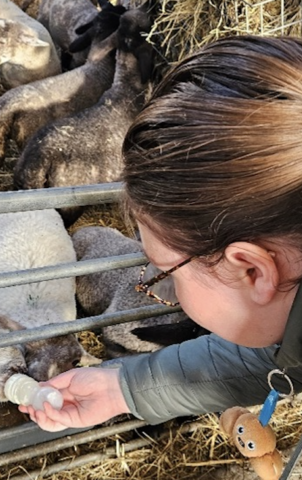 Mijn dochter staat altijd aan