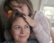 Stephanie en Anna hoofdknuffel
