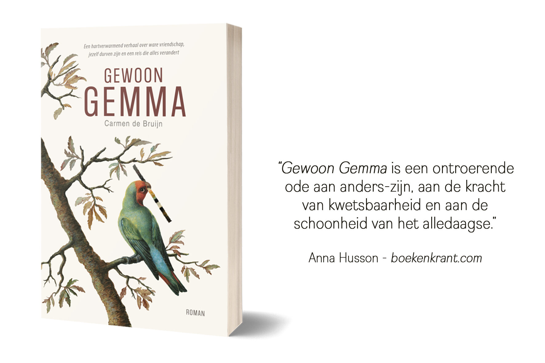 Cover Gewoon Gemma quote A Husson