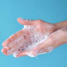 Handen wassen