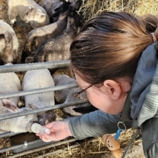 Mijn dochter staat altijd aan