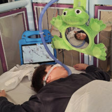 Nathan in ziekenhuis