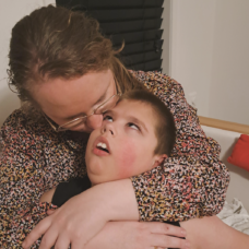 Nathan met mama