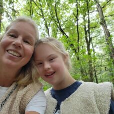 Noortje en haar moeder