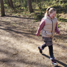 Noortje wandelen