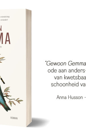 Cover Gewoon Gemma quote A Husson