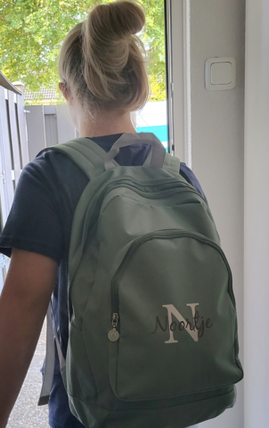 Noortje eerste schooldag