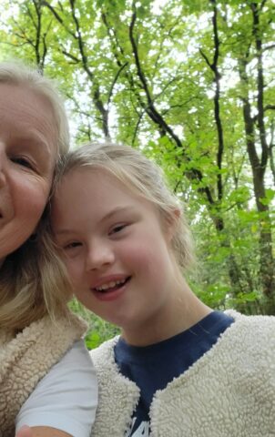 Noortje en haar moeder