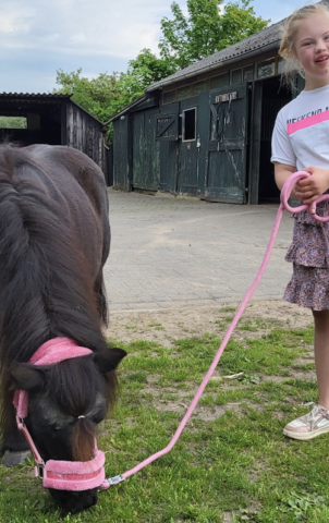 Noortje met pony