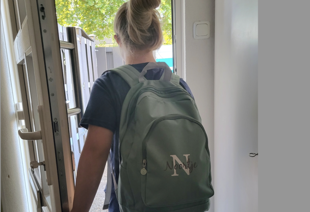 Noortje eerste schooldag