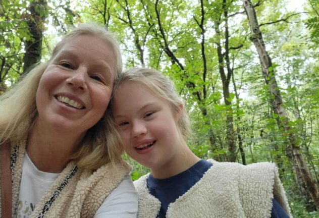 Noortje en haar moeder