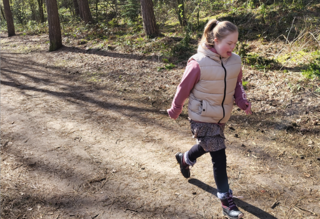 Noortje wandelen