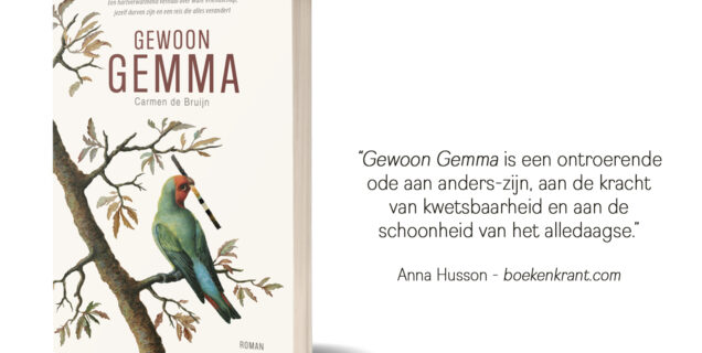 Cover Gewoon Gemma quote A Husson