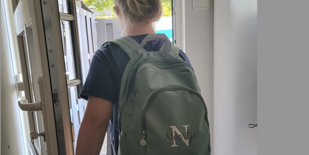 Noortje eerste schooldag