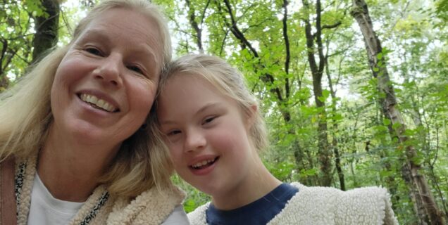 Noortje en haar moeder