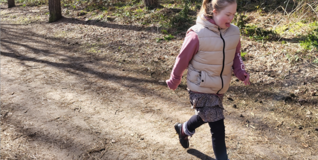 Noortje wandelen